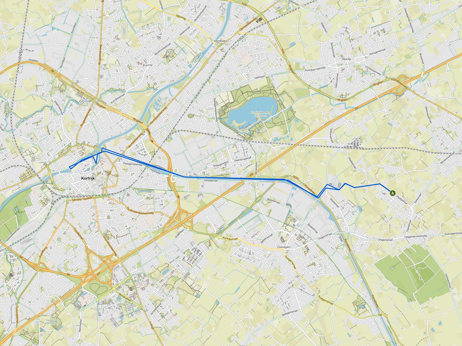 De beste fietsroutes rond Deerlijk | Komoot